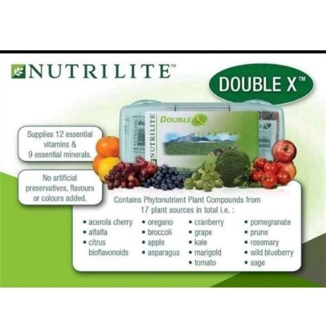 amway double x|Amway Multivitamins: Nutrilite Double X & Nutrilite Daily .